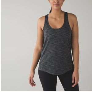Lululemon Salute the Sun Singlet II Heathered Black 6